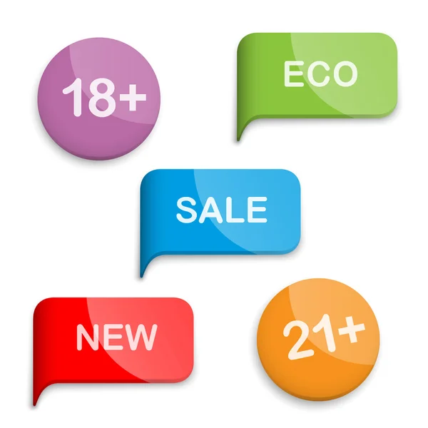 çıkartmaları kümesi.