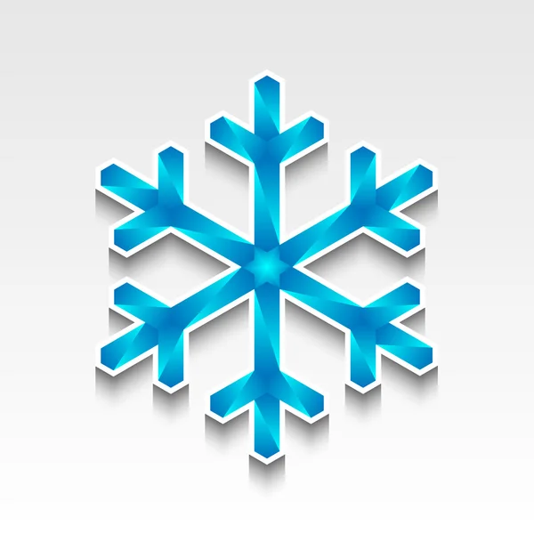 Buz kristallerinin kar tanesi.