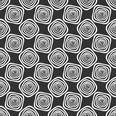 Siyah ve beyaz kusursuz desen.