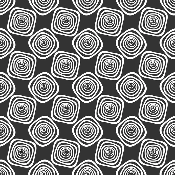 Zwart en wit naadloos patroon. Stockvector