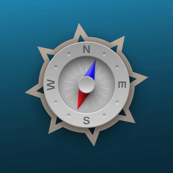 Pusula simgesini vektör.