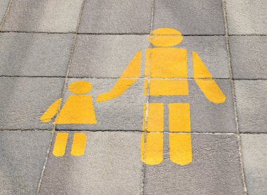 voetgangers verkeersbord