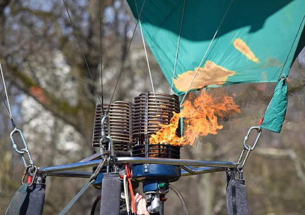 Bruciatore della mongolfiera — Foto Stock