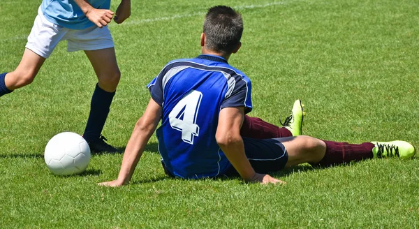 Kid soccer match — Stock Photo, Image