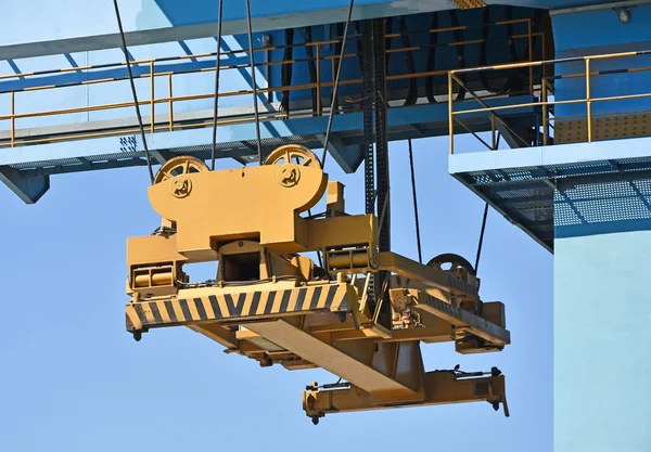 Lifting part of the container crane — Stock Photo, Image