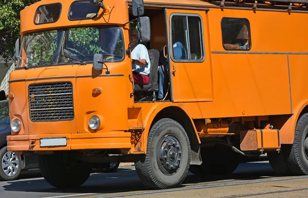 Gamla underhåll lastbil — Stockfoto