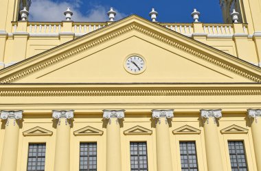 Debrecen şehrindeki Büyük Kilise cephesi