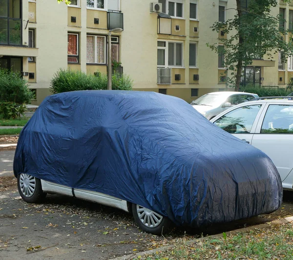 Автомобиль Защищен Непогоды Дождя — стоковое фото