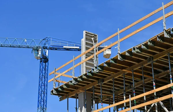 Tower Crane Construction Site Stock Photo