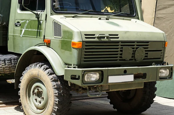 Deel van een militair voertuig — Stockfoto