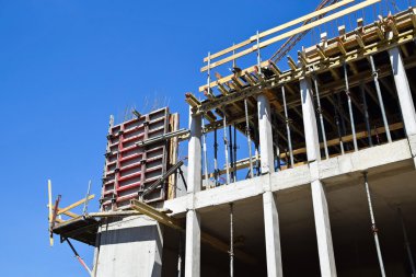 Yeni bir bina inşaatı