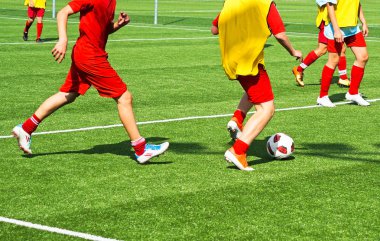 Futbolcular iş başında