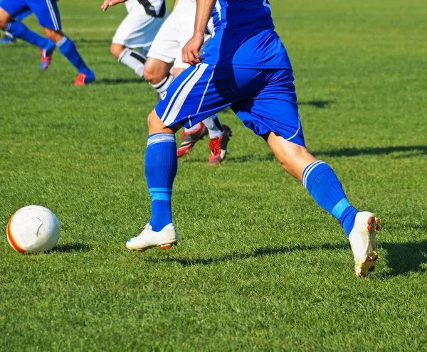 Playing soccer — Stock Photo, Image