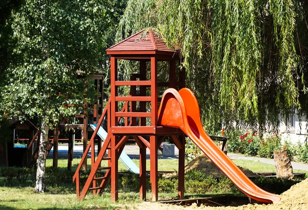 Parque infantil do jardim de infância — Fotografia de Stock