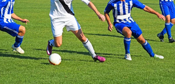 Jogo de futebol — Fotografia de Stock