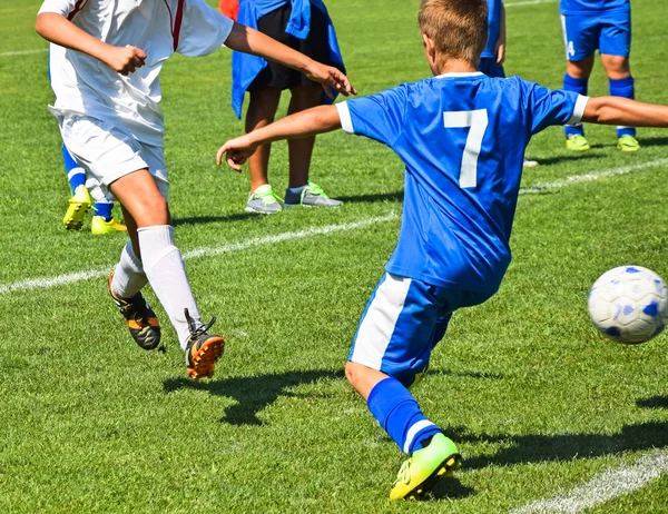 Jogo de futebol — Fotografia de Stock