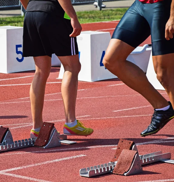 Runners at the running track