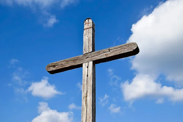 Cruz de madera — Foto de Stock