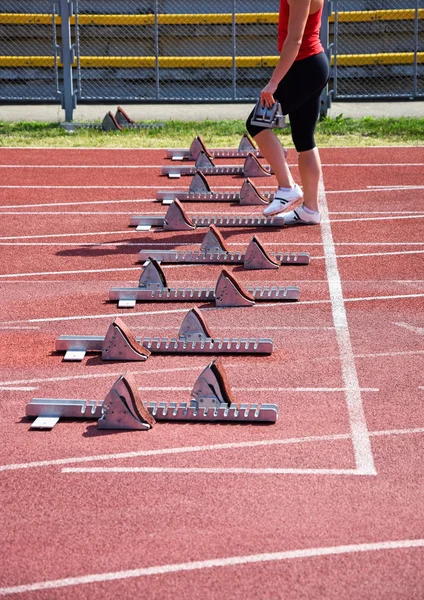 Running track — Stock Photo, Image