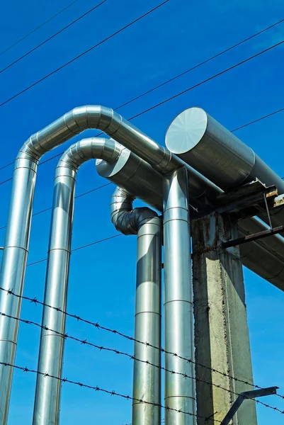 Pipeline of the power station — Stock Photo, Image