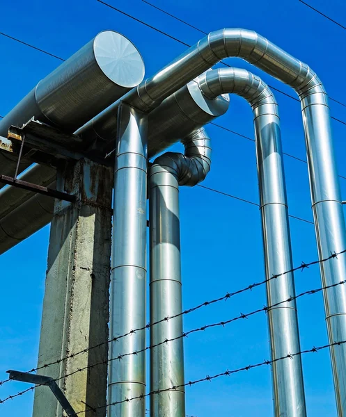 Pipeline of the power plant — Stock Photo, Image