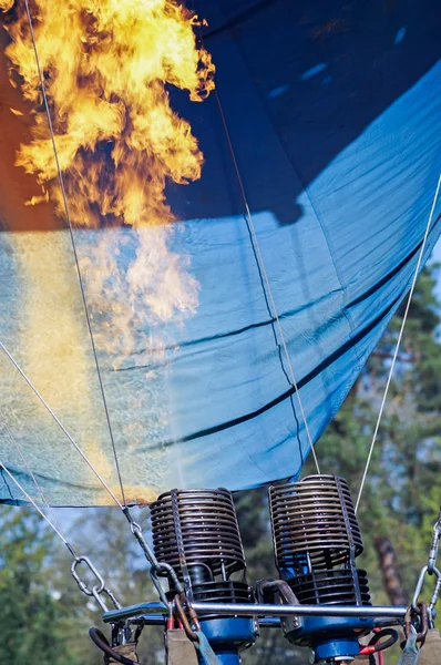 Palnik z gorącym powietrzem balon — Zdjęcie stockowe