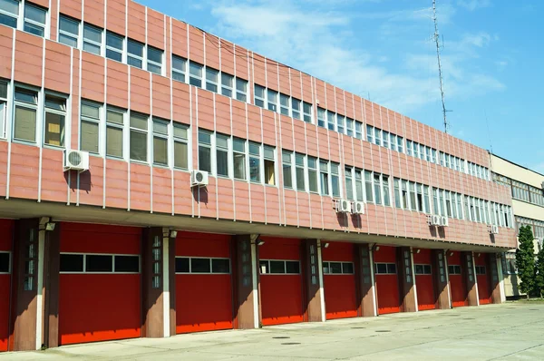 Budowa stacji strażak — Zdjęcie stockowe