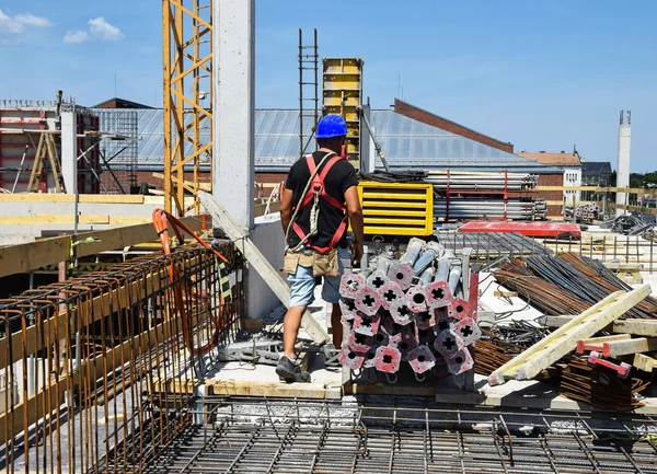 Trabajo en la obra — Foto de Stock