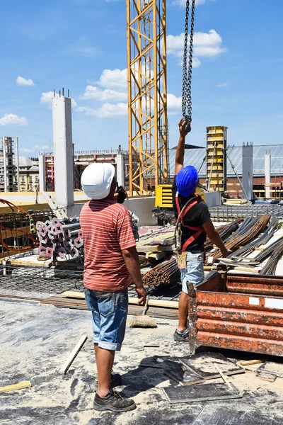 Trabalhar no estaleiro — Fotografia de Stock