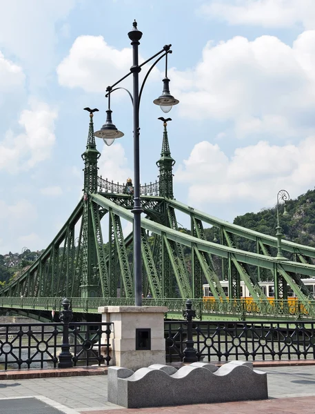 Liberty bridge, Budapest, Hungary — Stock Photo, Image