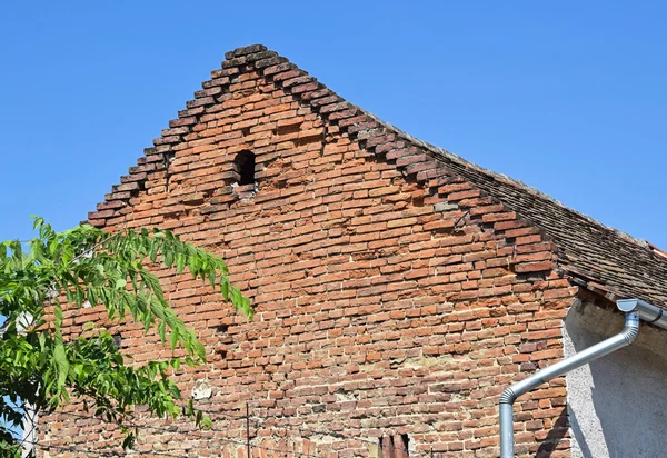 Cihlová zeď staré budovy — Stock fotografie