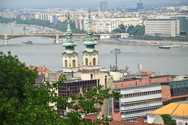 Вид на місто Будапешт (Угорщина) — стокове фото