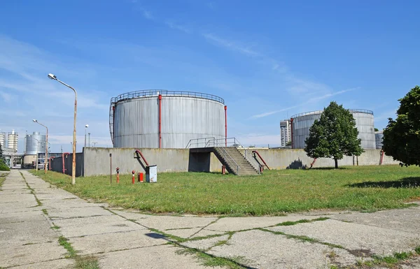 Güç istasyonu gaz kabı — Stok fotoğraf