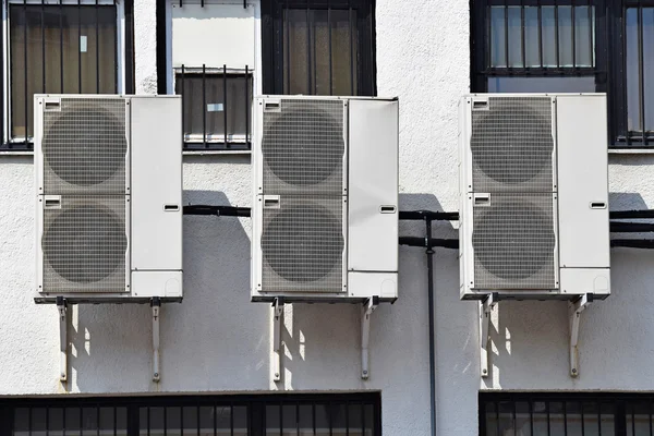 Air conditioners on the wall — Stock Photo, Image