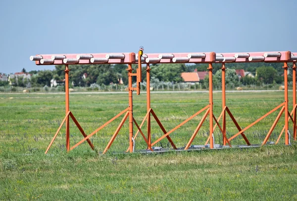 Landningsstrålkastare av flygplatsen — Stockfoto