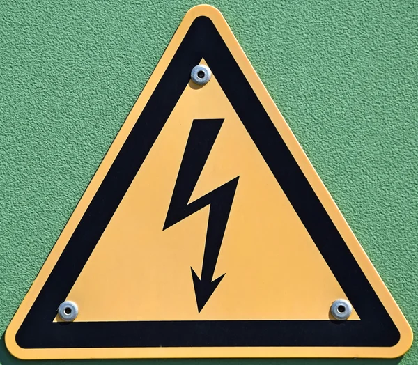 High voltage sign — Stock Photo, Image