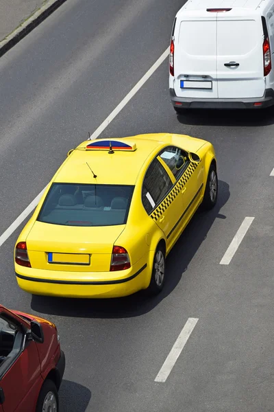 Taxi on the street — Stock Photo, Image