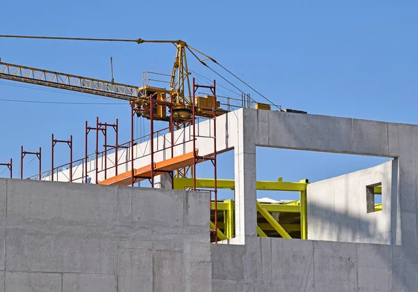 Construcción de un nuevo edificio — Foto de Stock