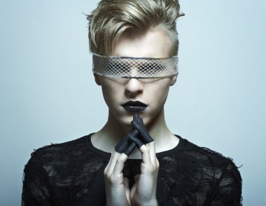 Seksi erkek model portresi