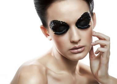 manken kadın portresi