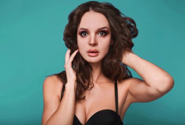 Genç yağma seksi kadın Güzellik Portresi