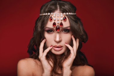 Genç yağma seksi kadın Güzellik Portresi