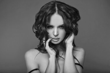 Genç yağma seksi kadın Güzellik Portresi