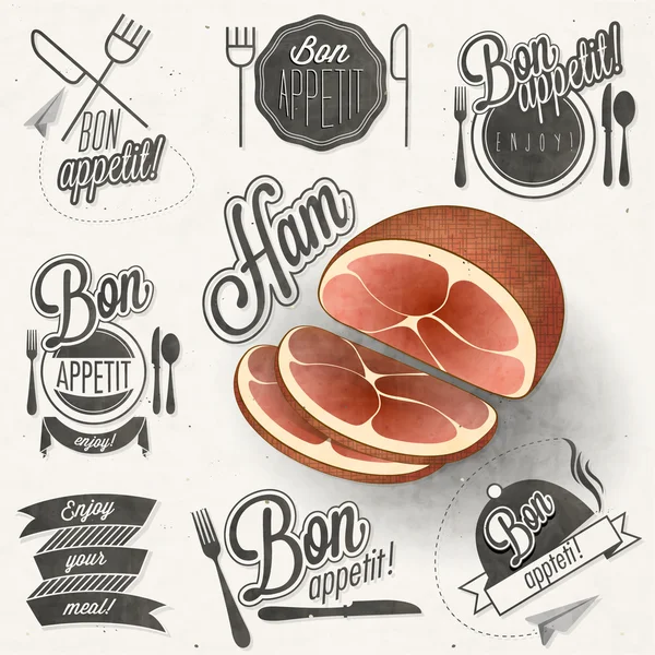 Bon appétit ! Bon appétit ! — Image vectorielle