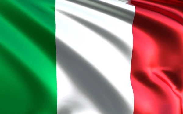 Italienische Flagge - italien — Stockfoto