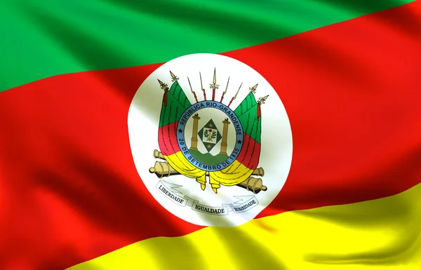 Brezilya bayrağı. Güney eyaleti Brasilian bayrağı. Rio grande do sul bayrak