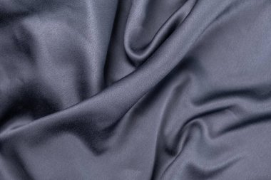 Dalgalı dalgalı mavi mor ipek kumaş arkaplan