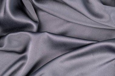 Dalgalı dalgalı mavi mor ipek kumaş arkaplan