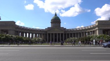Kazan Katedrali, Nevsky Prospekt. Rusya, Saint Petersburg Haziran 2021