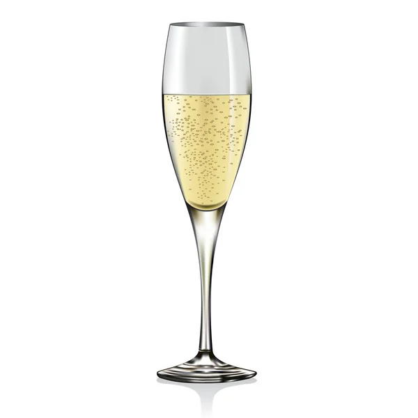 Verre de champagne — Image vectorielle